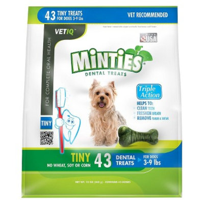VetIQ Minties Dental Bone Pet Treat for Dogs - 12 Oz (XS)
