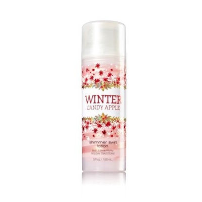 Bath & Body Works® WINTER CANDY APPLE Shimmer Swirl Lotion