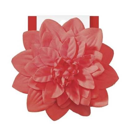 Elle Red Flower Salon Clip