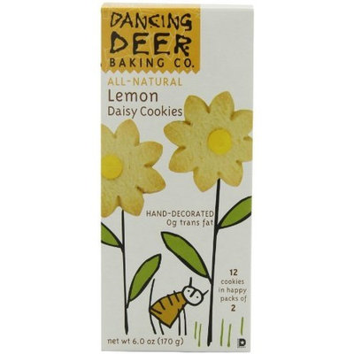 Dancing Deer Baking Co. Shortbread Cookies, Lemon Daisy, 6-Ounce Box, (Pack of 6)
