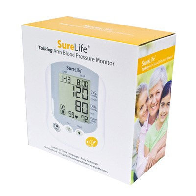 Easy Touch, SureLife Talking Arm Blood Pressure Monitor - 1 each