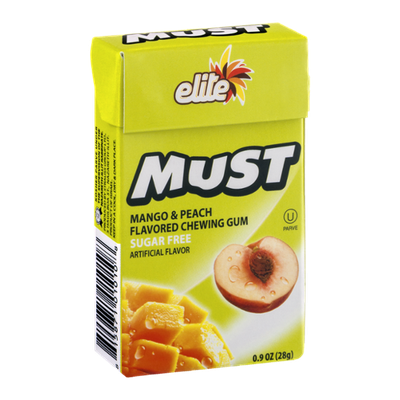 Elite Must Chewing Gum Mango & Peach