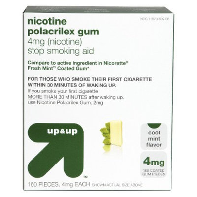 up & up 160-ct. Cool Mint Nicotine Polacrilex Gum 4-mg.
