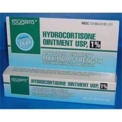Hydrocortisone 1 % Maximum Strength Anti-Itch Ointment OTC By Fougera - 1 Oz
