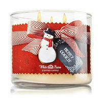 Bath & Body Works Merry Cookie Candle 3 Wick 14.5 Oz 2014 White Barn