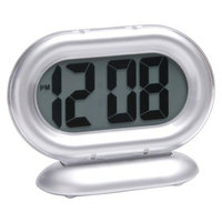 Timelink Room Essentials Big Digit Alarm Clock - Silver