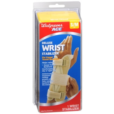 Walgreens Deluxe Wrist Stabilizer, Left, Small/Medium, 1 ea