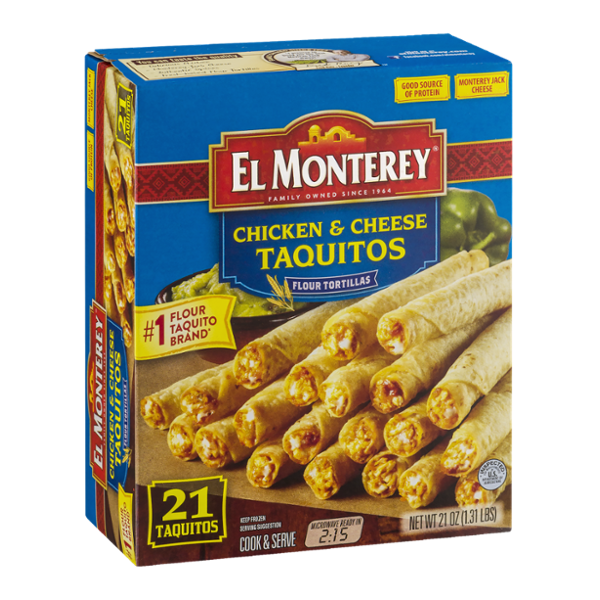 El Monterey Chicken & Cheese Taquitos 21 CT Reviews 2019