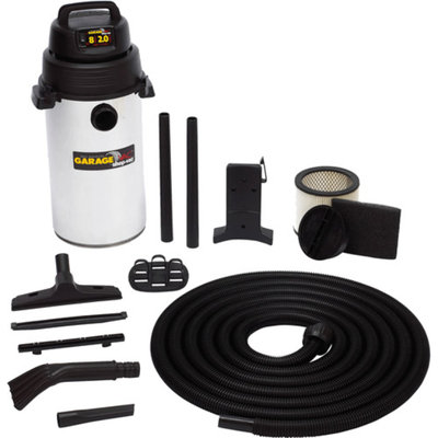 Shop-Vac 8 Gallon 2.0 Peak HP 2-Stage Motor Wall-Mounted Garage Vacuum, 92538000
