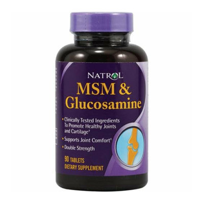 Natrol MSM and Glucosamine Double Strength 90 Tablets