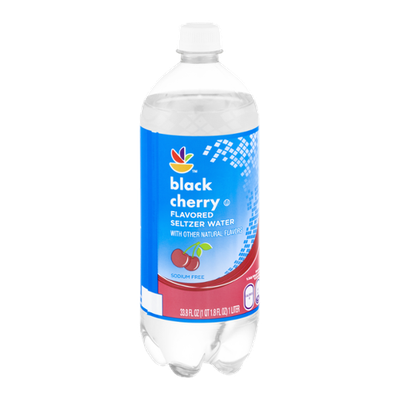 Ahold Flavored Seltzer Water Black Cherry