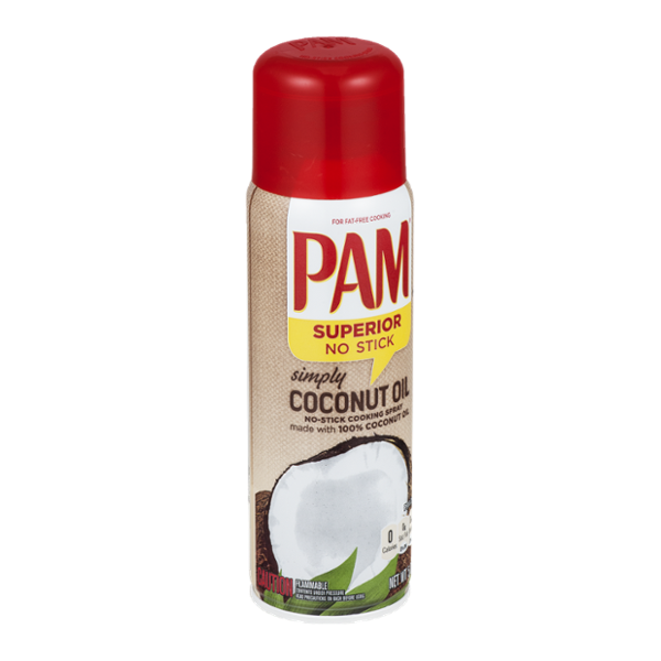 Pam NoStick Cooking Spray Simply Coconut Oil Reviews 2019