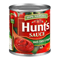 Hunt's 100% Natural Basil, Garlic & Oregano Tomato Sauce