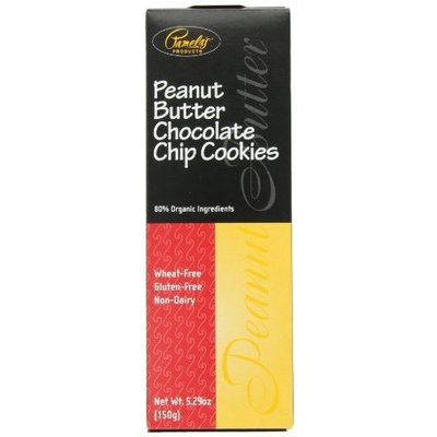 Pamela's Products Peanut Butter Chocolate Chip Cookies, 5.29-Ounce Boxes (Pack of 6)