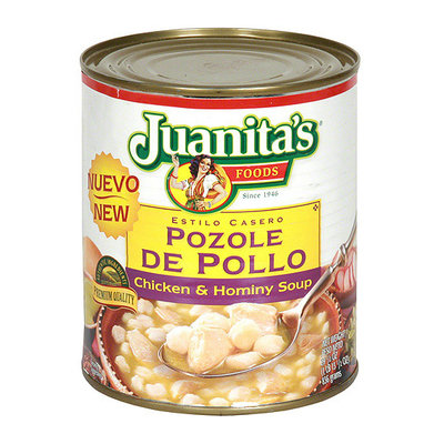 Juanita's Foods Chicken & Hominy Soup With Roasted Green Chiles