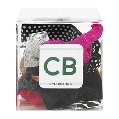Cyndibands CyndiBands Gift Cube with 10 Elastic Hair Ties, Moxie, 1 ea