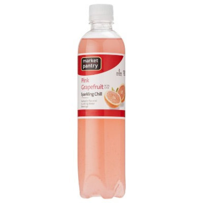 market pantry Market Pantry Pink Grapefruit Sparkling Chill Water Beverage 17 oz