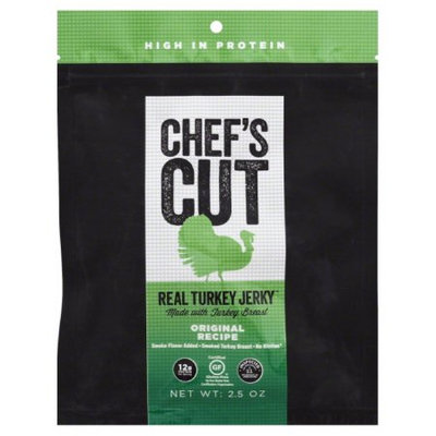 Chef's Cut JERKY, TURKEY, ORIGINAL, (Pack of 8)