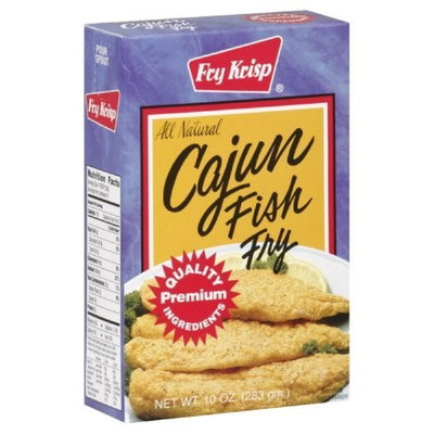 Fry Krisp Cajun Fish Fry, 10-Ounce (Pack of 12)