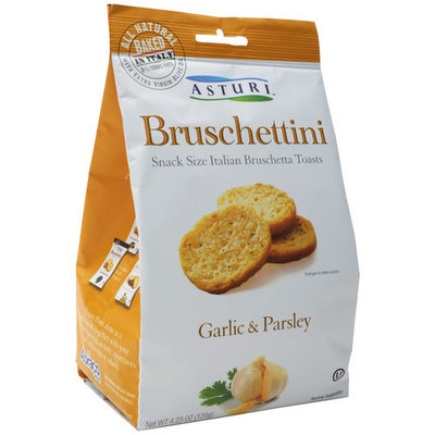 Asturi Bruschettini Garlic & Parsley Bruschetta Toasts, 4.23 oz
