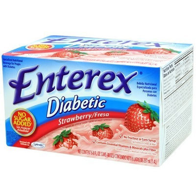Enterex Diabetic Strawberry 8 Oz