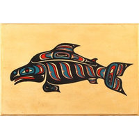 Alaska Smokehouse Smoked Sockeye Salmon Fillet In Wood, 8 Ounce Gift Box