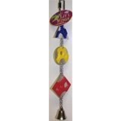 Votoys Vo-Toys Triple Geometric Mirrors on Chain Bird Toy
