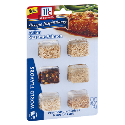 McCormick® Recipe Inspirations Asian Sesame Salmon Pre-Measured Spices & Recipe Cards