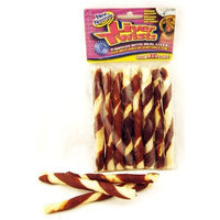 Beefeaters Wrapped Rawhide Twist Dog Treat Quantity: 8-pack, Flavor: Liver