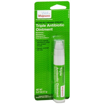 Walgreens Triple Antibiotic Ointment On-the-Go Pump