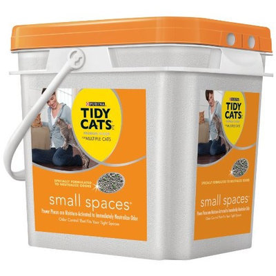 Nestlé PURINA PET CARE LITTER Tidy Cat Scoop Small Spaces Scoop Pail for Multiple Cats Odor Solutions, 27-Pound