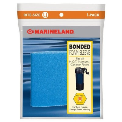 Marineland PA0115 Rite-Size U Bonded Foam Sleeve for HOT Magnum Filter, 1-Pack