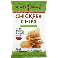 Maya Kaimal Seeded Multigrain Chickpea Chips, 4.5 oz, (Pack of 12)