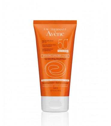 Avène Hydrating Sunscreen Lotion SPF 50+ (Face & Body)