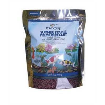 Pondcare Summer Staple Koi Fish Food Premium Pellet, 41-Ounce