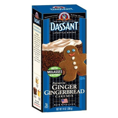 Dassant Ginger Gingerbread Mix, 14 Ounce Boxes (Pack of 6)