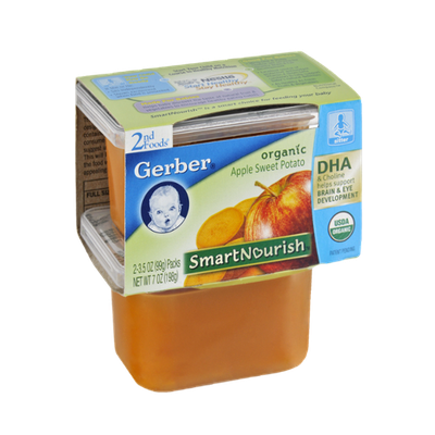 Gerber® Smart Nourish 2nd Foods Organic Apple Sweet Potato
