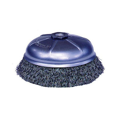 Weiler Crimped Wire Cup Brushes - cra-3 .014 1/2-133 1/2in dia