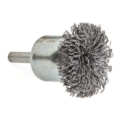 Forney 60003 End Brush Coarse Circular with 1/4 Inch Shank 1 1/2 Inch