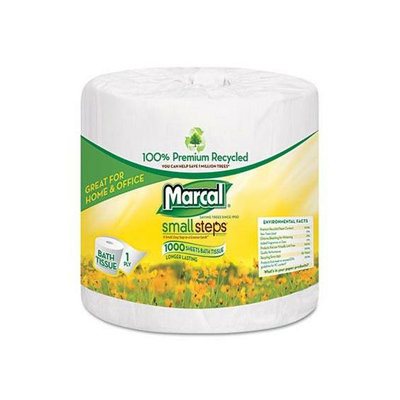 Marcal 100% Premium Recycled 1-ply Bath Tissue