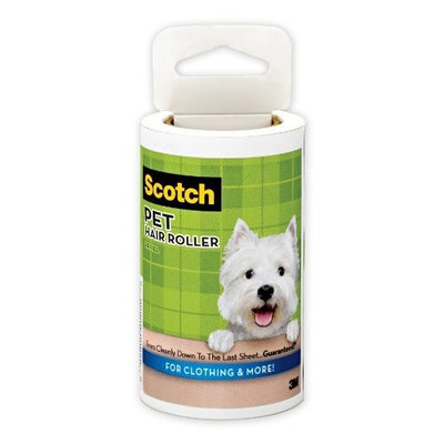 3M Scotch Pet Hair Roller Refill 839RF-70, 1-Count, 70-Sheet