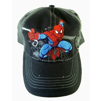 Marvel Spiderman Hat | Boys Baseball Cap - Black | Offical Licensed