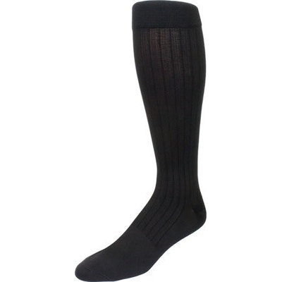 Sigvaris Mens Business Casual 15-20 mmHg Compression Socks: Size C - Navy