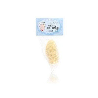 Bath Accessories Company Spa Sister Natural Sea Sponge Cosmetic Silk Small