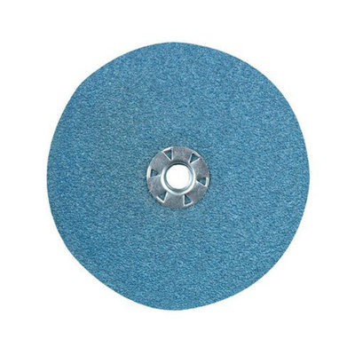 CGW Abrasives Resin Fibre Discs, Zirconia - 5x7/8 24 grit type zirkresin fibre disc (Set of 10)