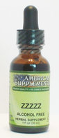ZZZZZ Alcohol Free No Chinese Ingredients American Supplements 1 oz Liquid