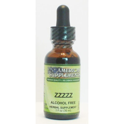 ZZZZZ Alcohol Free No Chinese Ingredients American Supplements 1 oz Liquid
