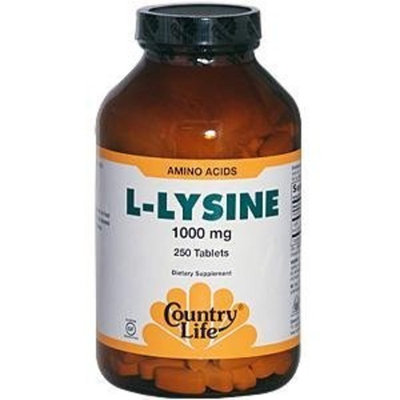 Country Life L-Lysine 1000 mg with B-6, 50-Count