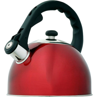Evco International 72975 Satin Splendor Metallic Cranberry 2. 8 Qt Tea Kettle