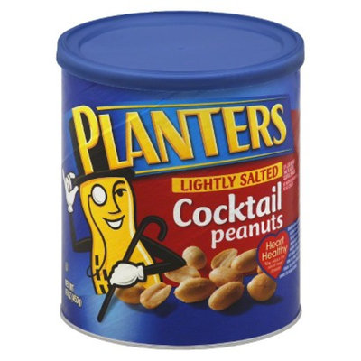 Planters Lightly Salted Made with Sea Salt Cocktail Peanuts